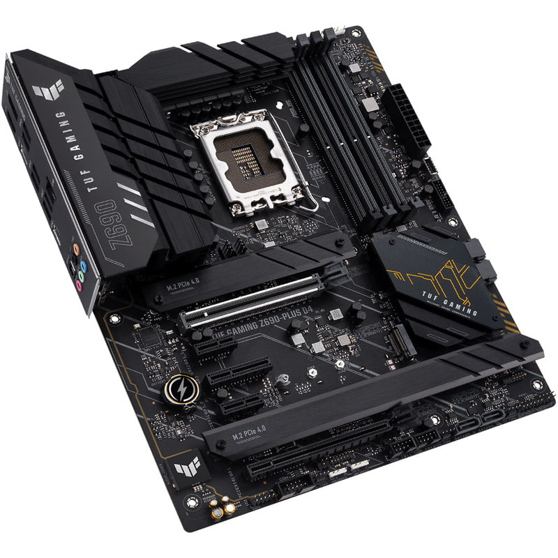 Asus - Asus TUF Gaming Z690-Plus D4 - Intel Z690 LGA 1700 DDR4 ATX Motherboard