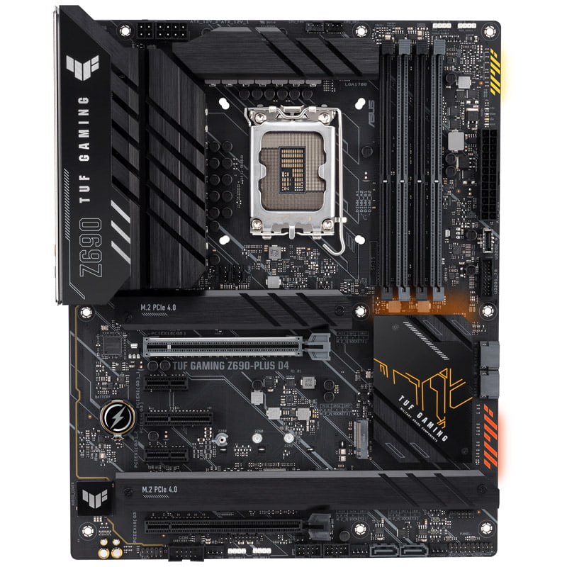 Asus - Asus TUF Gaming Z690-Plus D4 - Intel Z690 LGA 1700 DDR4 ATX Motherboard