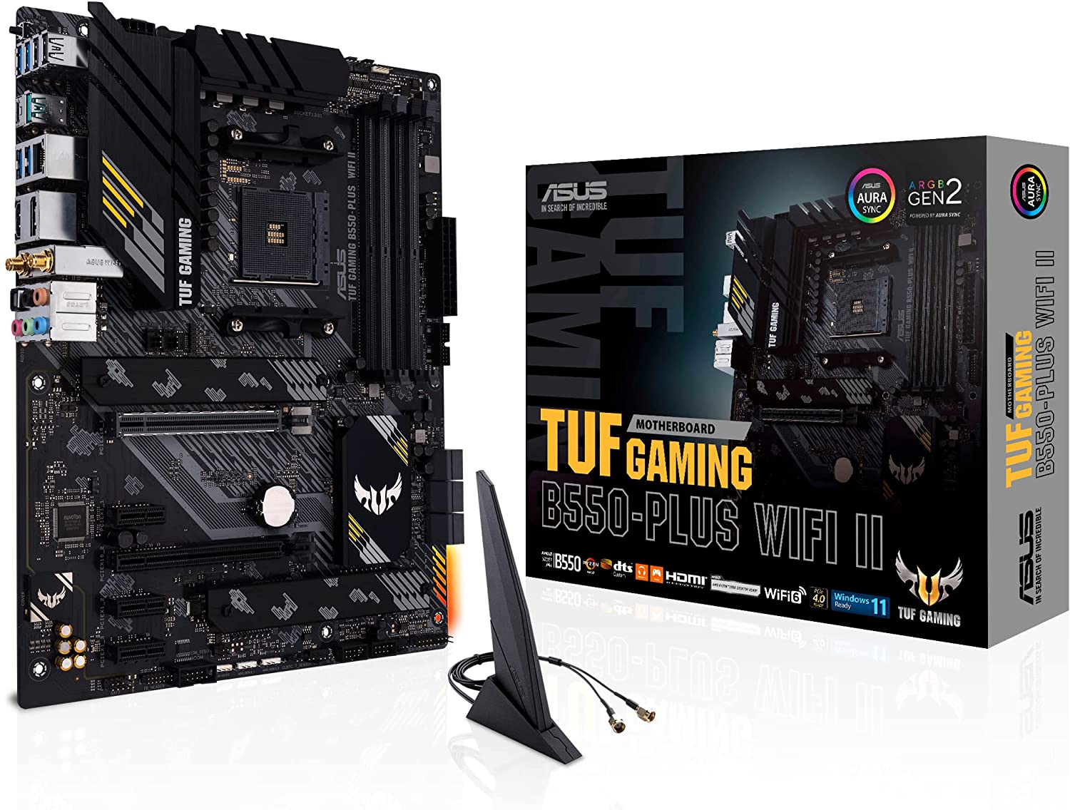 B Grade Asus TUF Gaming B550-Plus WIFI II (AMD AM4) B550 ATX Motherboard