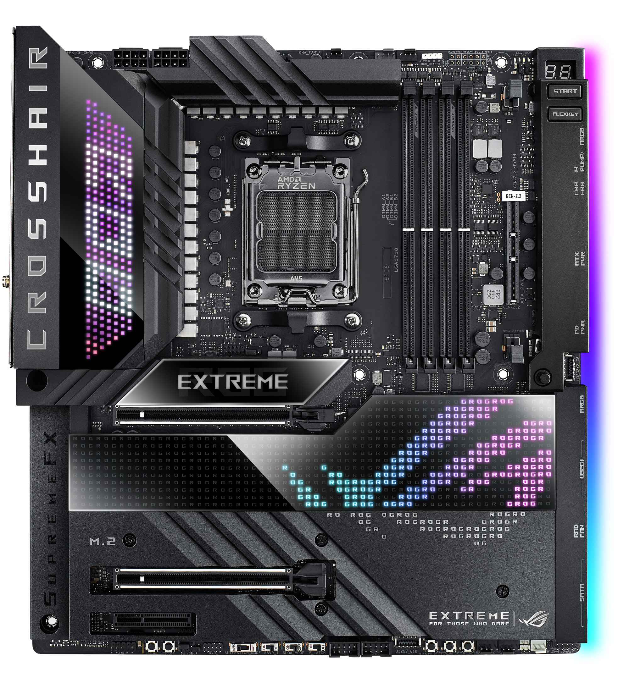 Asus - Asus ROG Crosshair X670E Extreme (Socket AM5) DDR5 EATX Motherboard