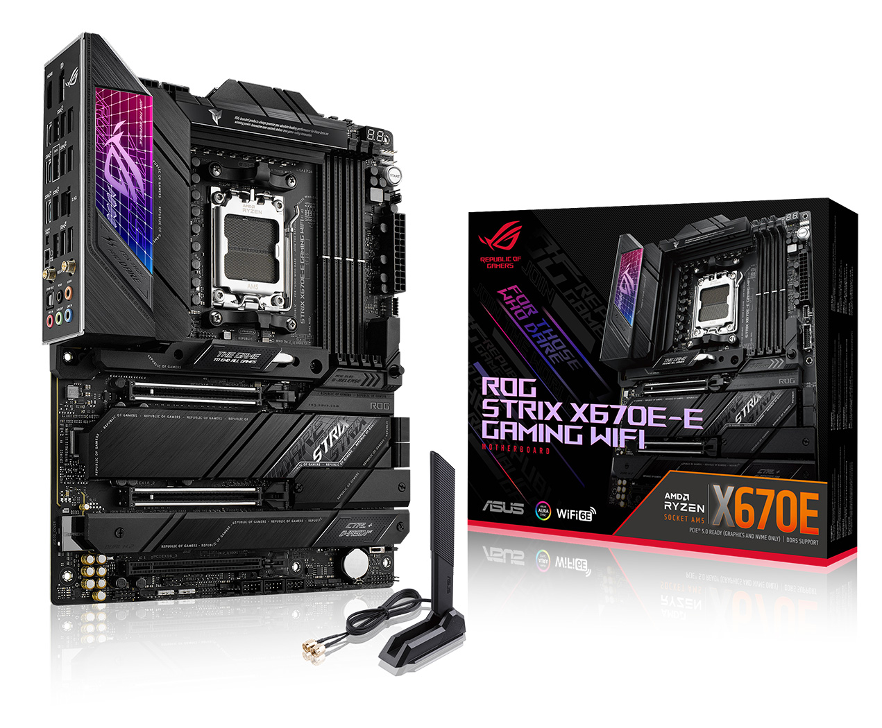 Asus ROG Strix X670E-E Gaming WIFI (Socket AM5) DDR5 ATX Motherboard