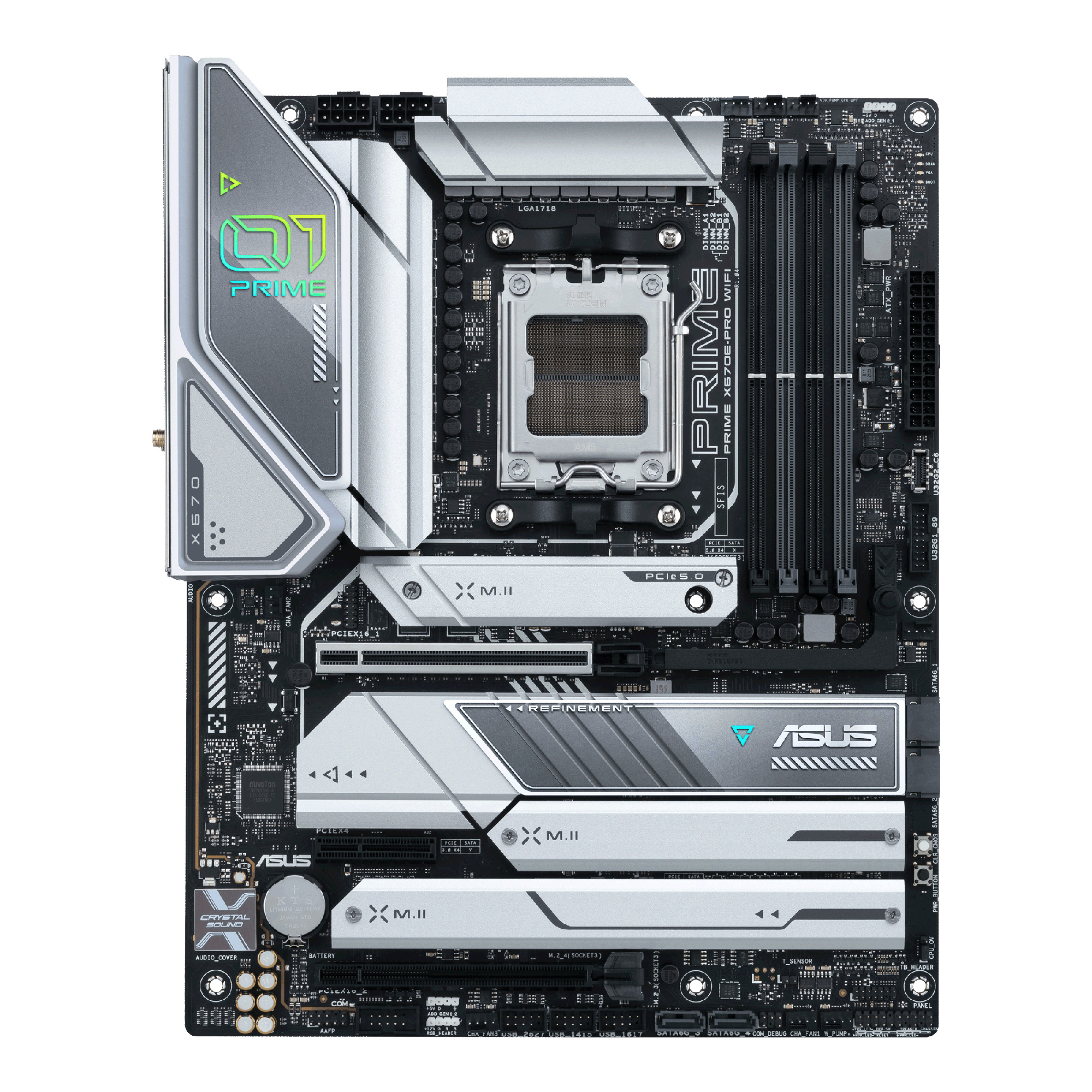 Asus Prime X670E-Pro WIFI (Socket AM5) DDR5 ATX Motherboard