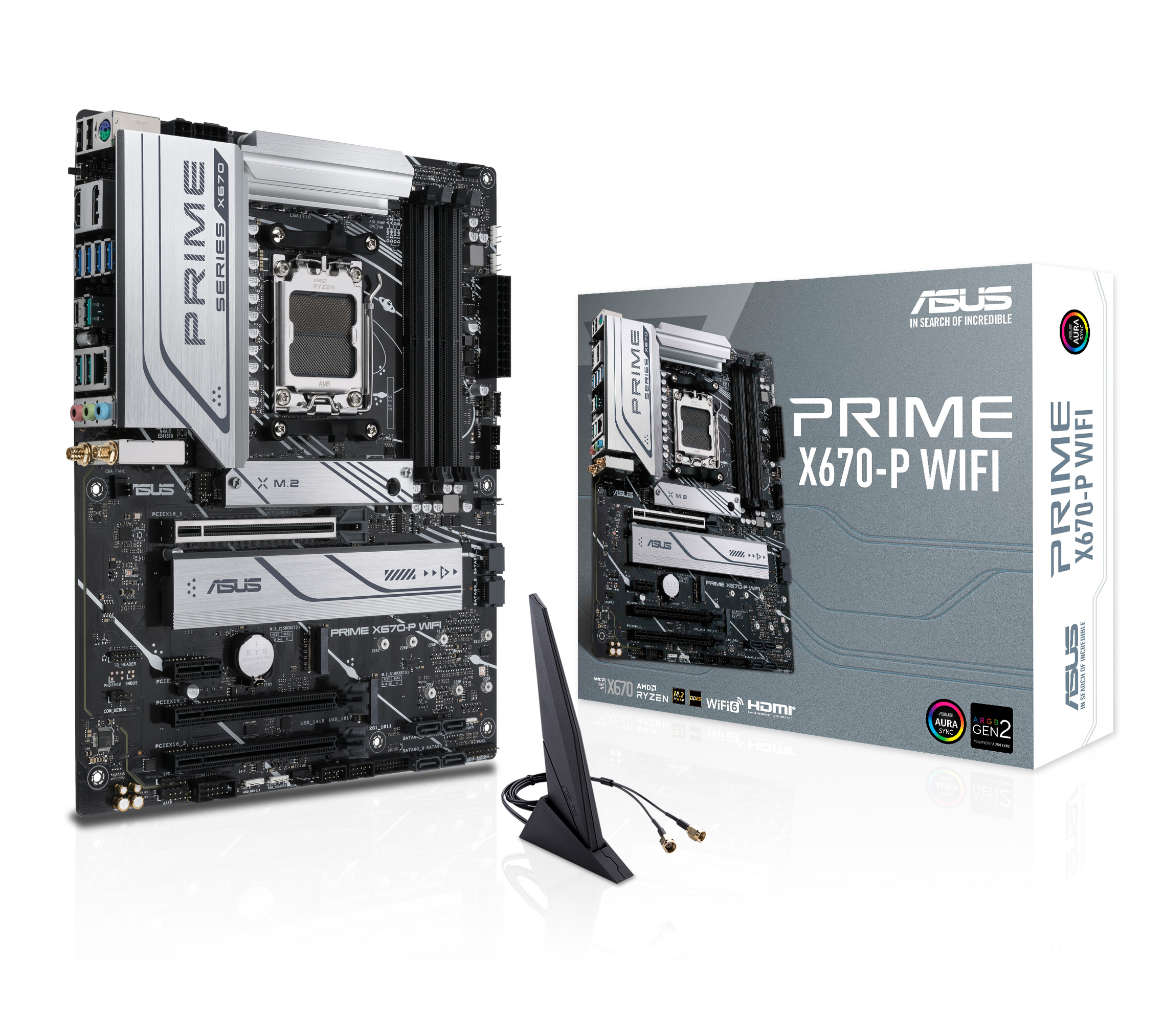 Asus Prime X670-P WIFI (Socket AM5) DDR5 ATX Motherboard