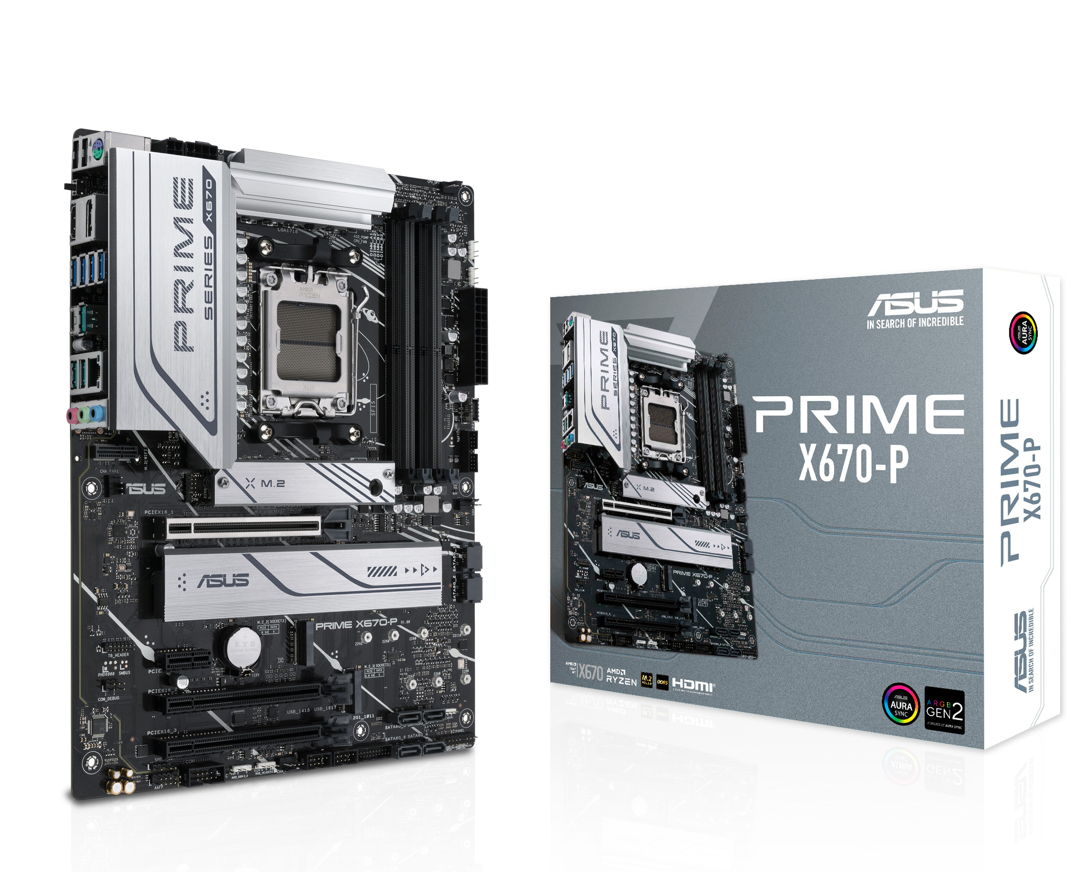 Asus Prime X670-P (Socket AM5) DDR5 ATX Motherboard