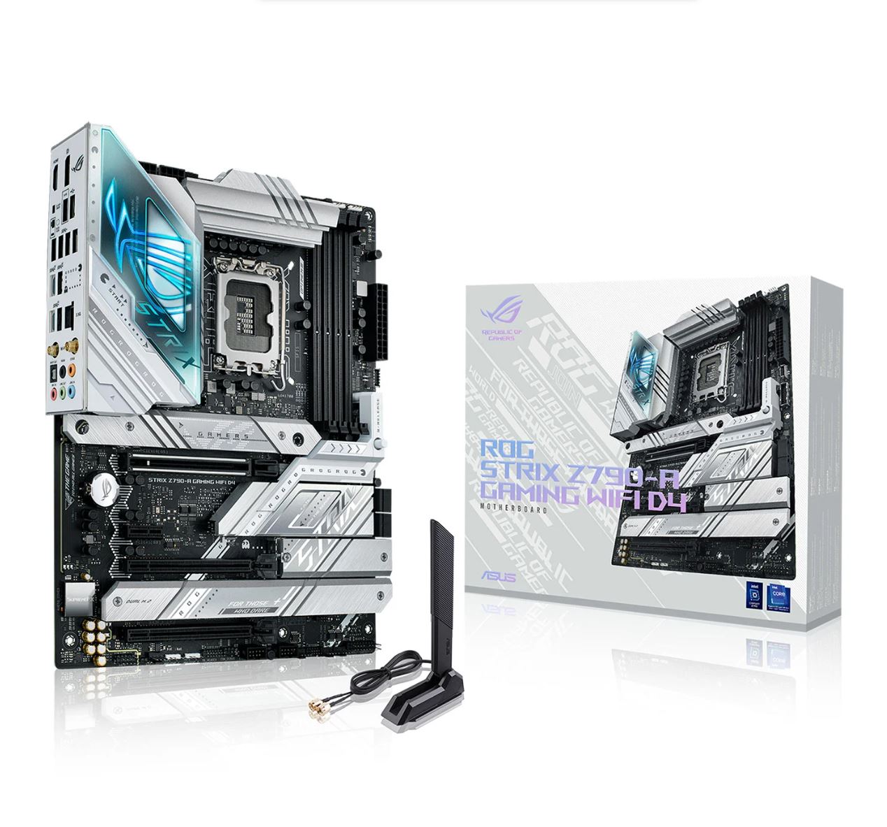 B Grade Asus ROG Strix Z790-A Gaming WIFI D4 (LGA 1700) DDR4 ATX Motherboard