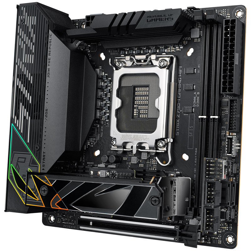 Asus - Asus ROG Strix Z790-I Gaming WIFI (LGA 1700) DDR5 Mini ITX Motherboard