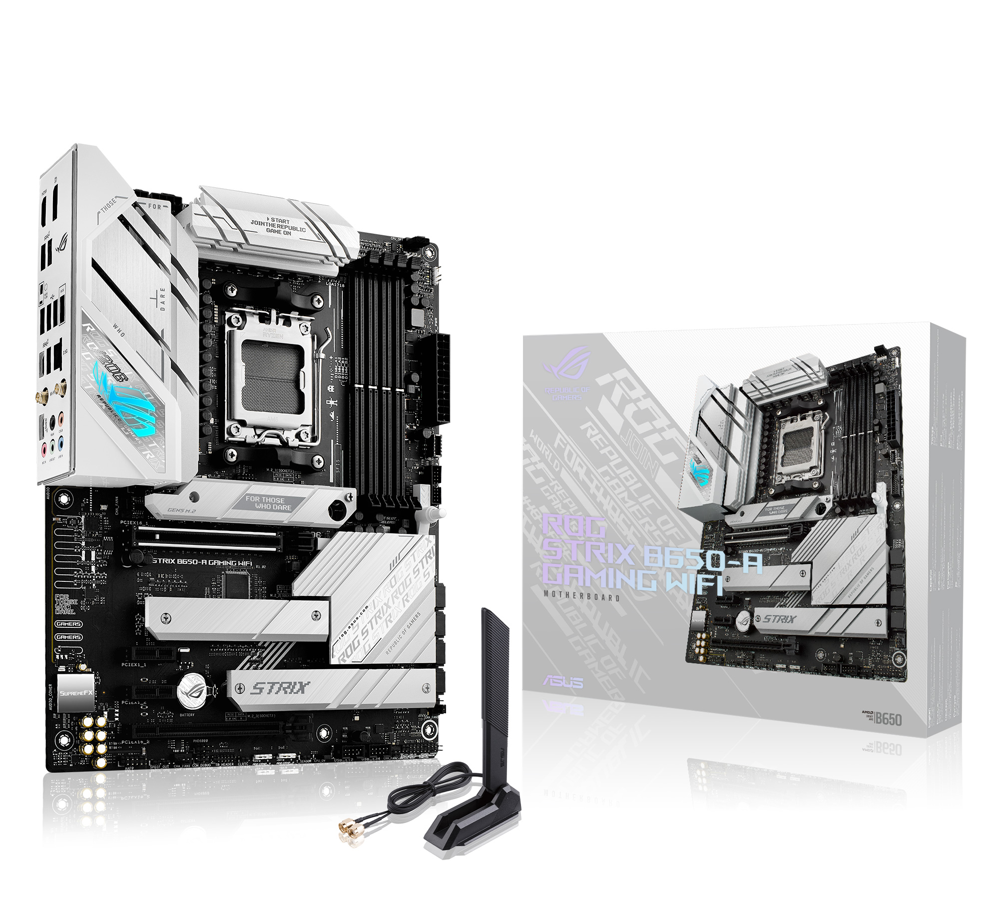 Asus - Asus ROG Strix B650-A Gaming WIFI (Socket AM5) DDR5 ATX Motherboard