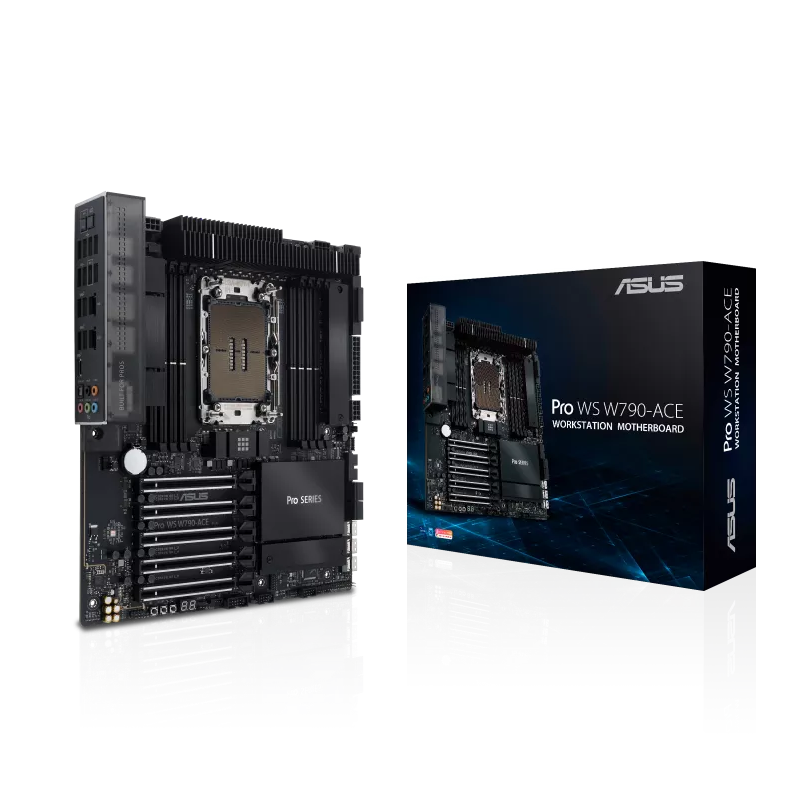 Asus - Asus Pro WS W790-ACE  (LGA 4677) Quad Channel CEB Motherboard