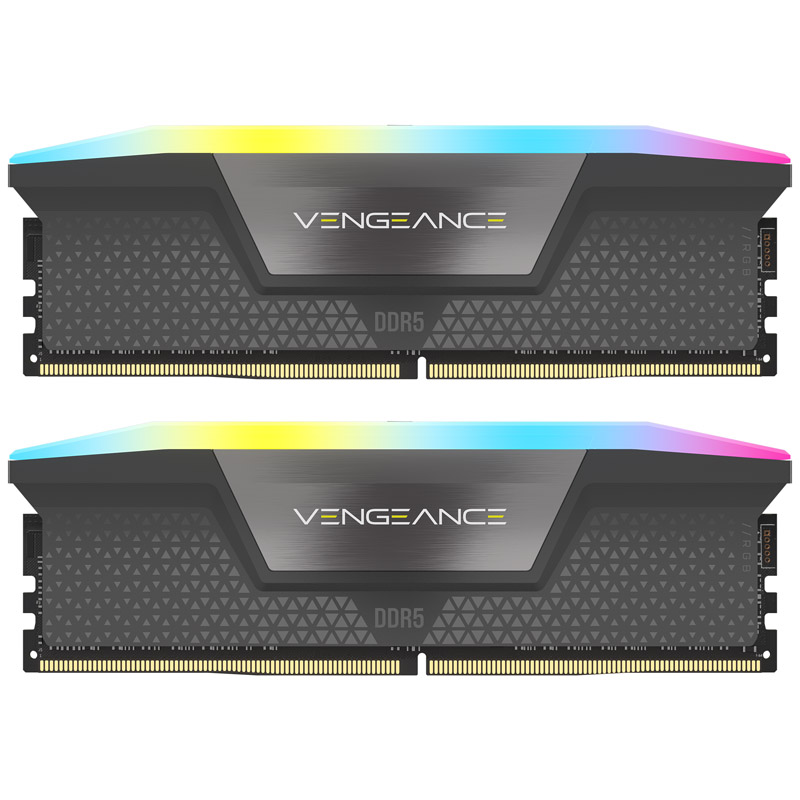 CORSAIR - Corsair Vengeance RGB EXPO 32GB (2X16GB) DDR5 PC5-44800C36 5600MHz Dual Channel