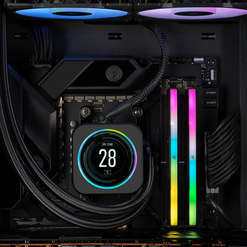 CORSAIR - Corsair Vengeance RGB EXPO 32GB (2X16GB) DDR5 PC5-44800C36 5600MHz Dual Channel