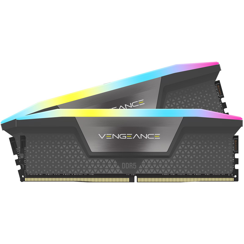 CORSAIR - Corsair Vengeance RGB EXPO 32GB (2X16GB) DDR5 PC5-44800C36 5600MHz Dual Channel