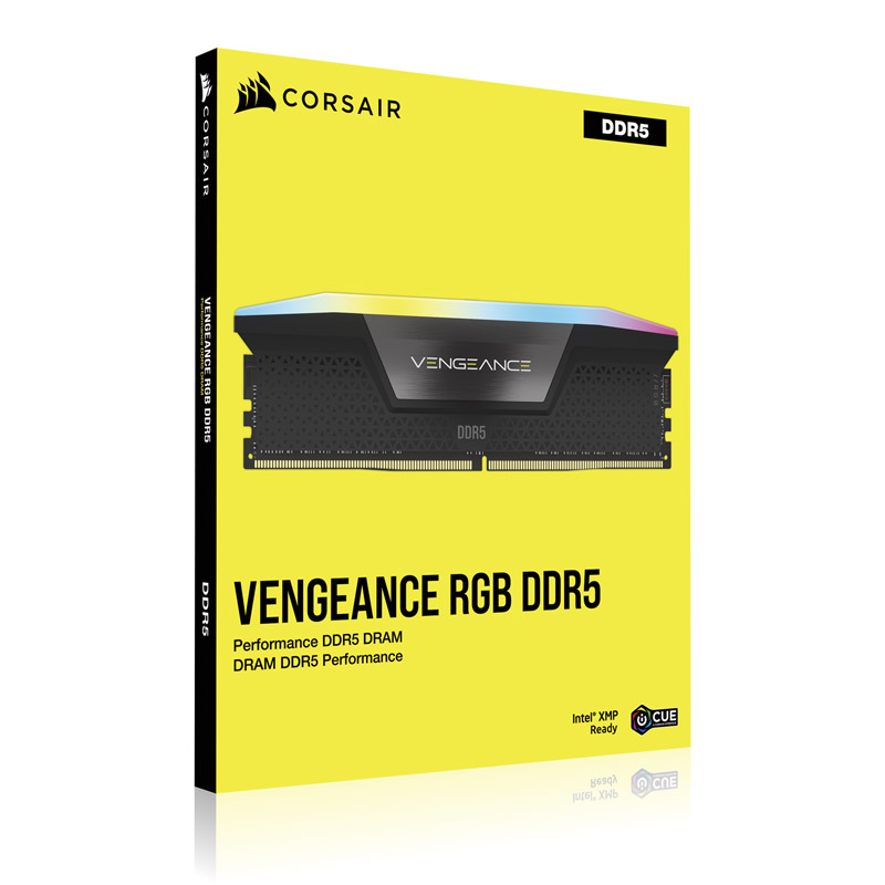 CORSAIR - Corsair Vengeance RGB 32GB (2X16GB) DDR5 PC5-48000C36 6000MHz Dual Channel