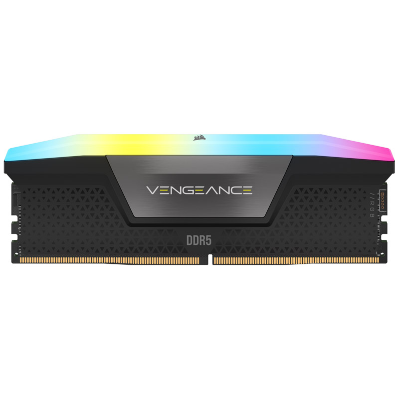 CORSAIR - Corsair Vengeance RGB 32GB (2X16GB) DDR5 PC5-48000C36 6000MHz Dual Channel