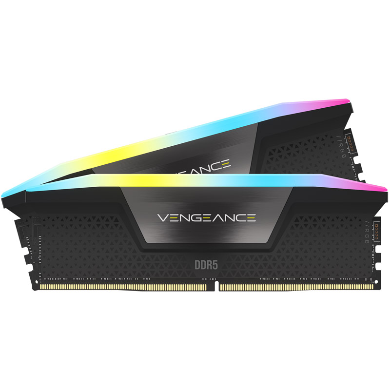 CORSAIR - Corsair Vengeance RGB 32GB (2X16GB) DDR5 PC5-48000C36 6000MHz Dual Channel