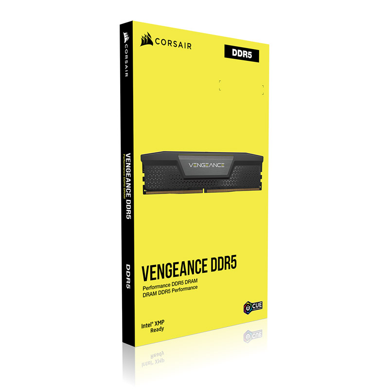 CORSAIR - Corsair Vengeance 16GB (2X8GB) DDR5 PC5-41600C40 5200MHz Dual Channel