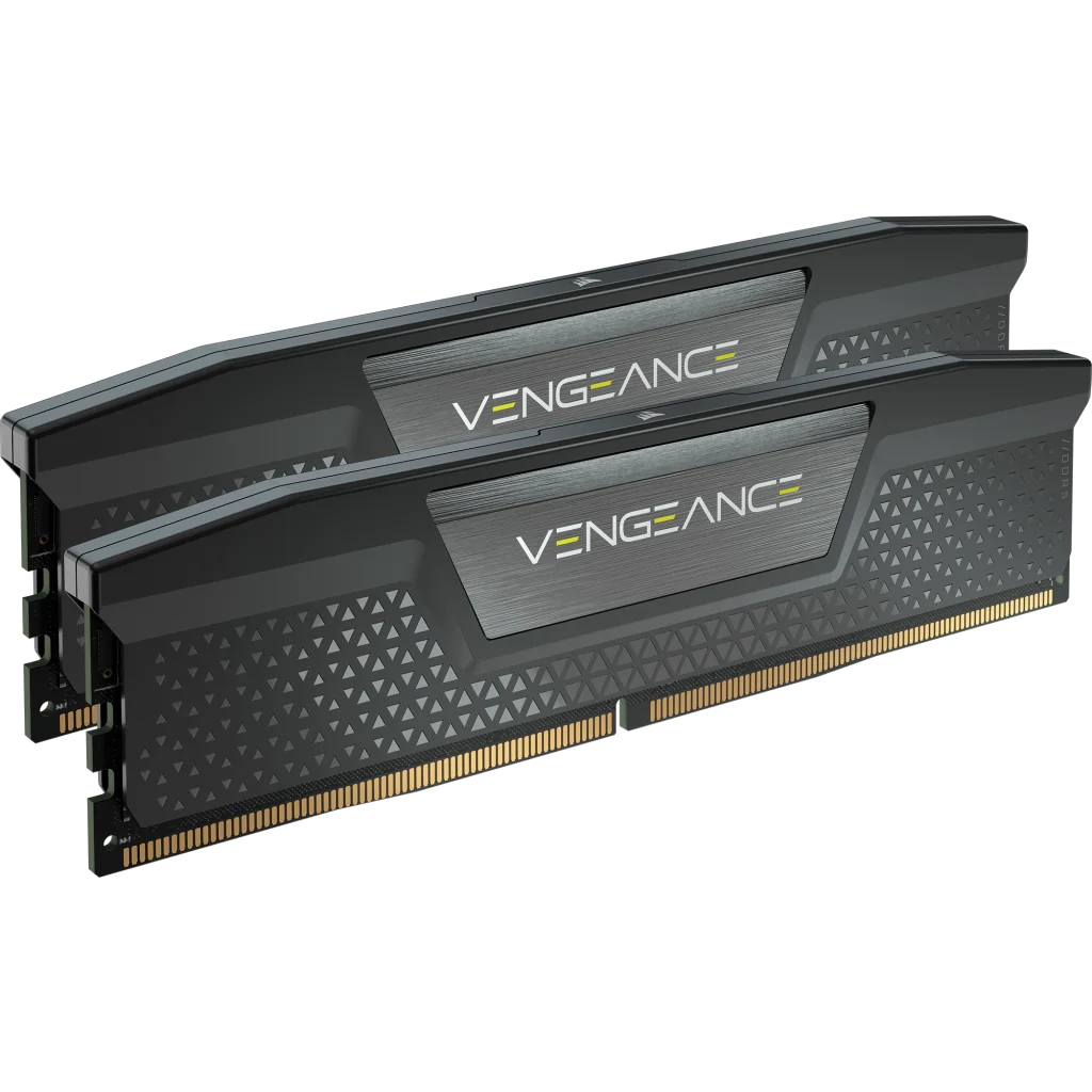 CORSAIR - Corsair Vengeance 96GB (2X48GB) DDR5 PC5-44800C32 6400MHz Dual Channel Kit - Black