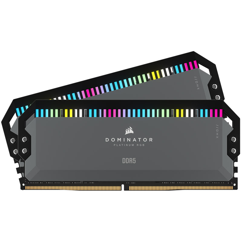 CORSAIR - Corsair Dominator Platinum RGB EXPO 64GB (2X32GB) DDR5 PC5-48000C30 6000MHz Dual Channel Kit