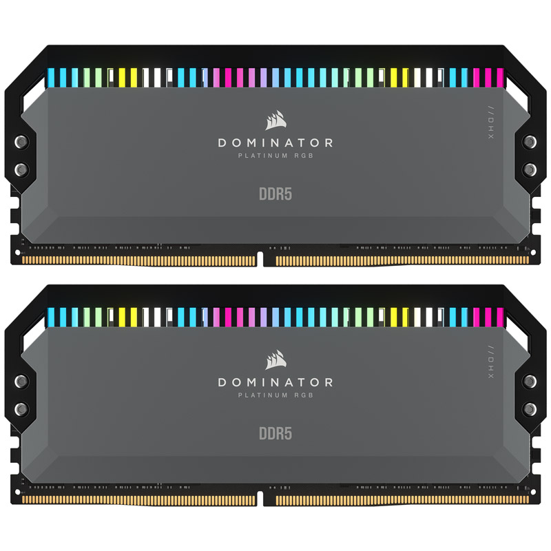 CORSAIR - Corsair Dominator Platinum RGB EXPO 64GB (2X32GB) DDR5 PC5-48000C30 6000MHz Dual Channel Kit