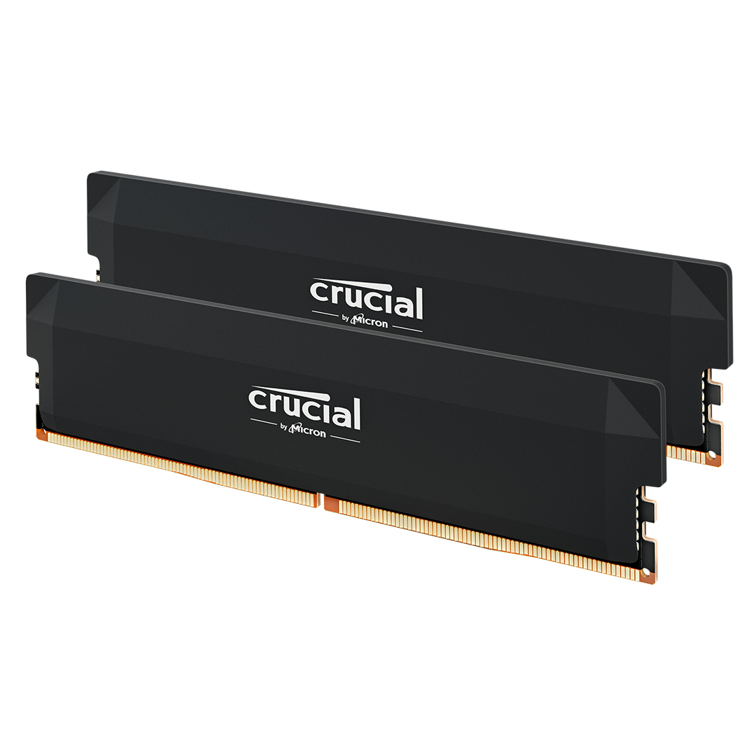 Crucial Pro OC 32GB (2x16GB) DDR5 PC5-48000C38 6400MHz UDIMM Dual Channel Kit