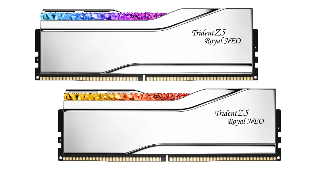 Trident Z5 Royal NEO RGB EXPO 32GB (2x16GB) DDR5 PC5-48000C28 6000MHz - Silver