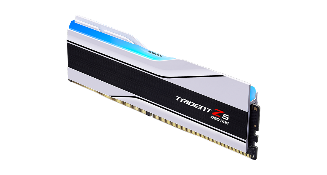 G.Skill - Trident Z5 NEO RGB EXPO 32GB (2x16GB) DDR5 PC5-48000C28 6000MHz Dual Channel Kit - White