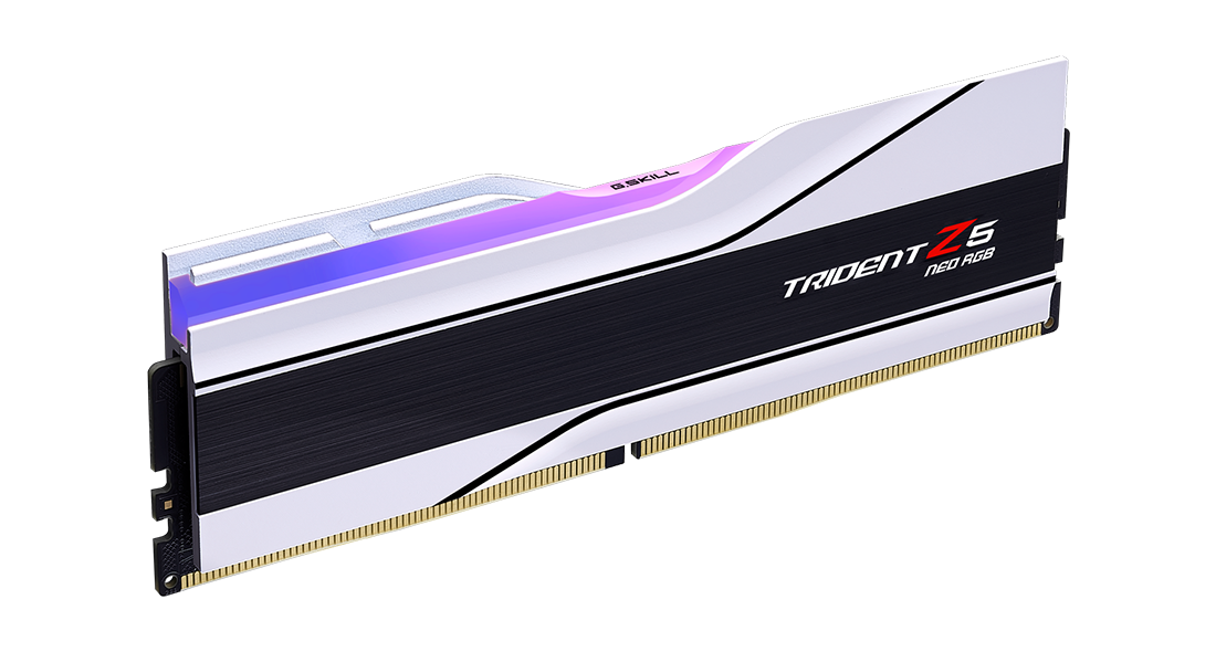 G.Skill - Trident Z5 NEO RGB EXPO 32GB (2x16GB) DDR5 PC5-48000C28 6000MHz Dual Channel Kit - White