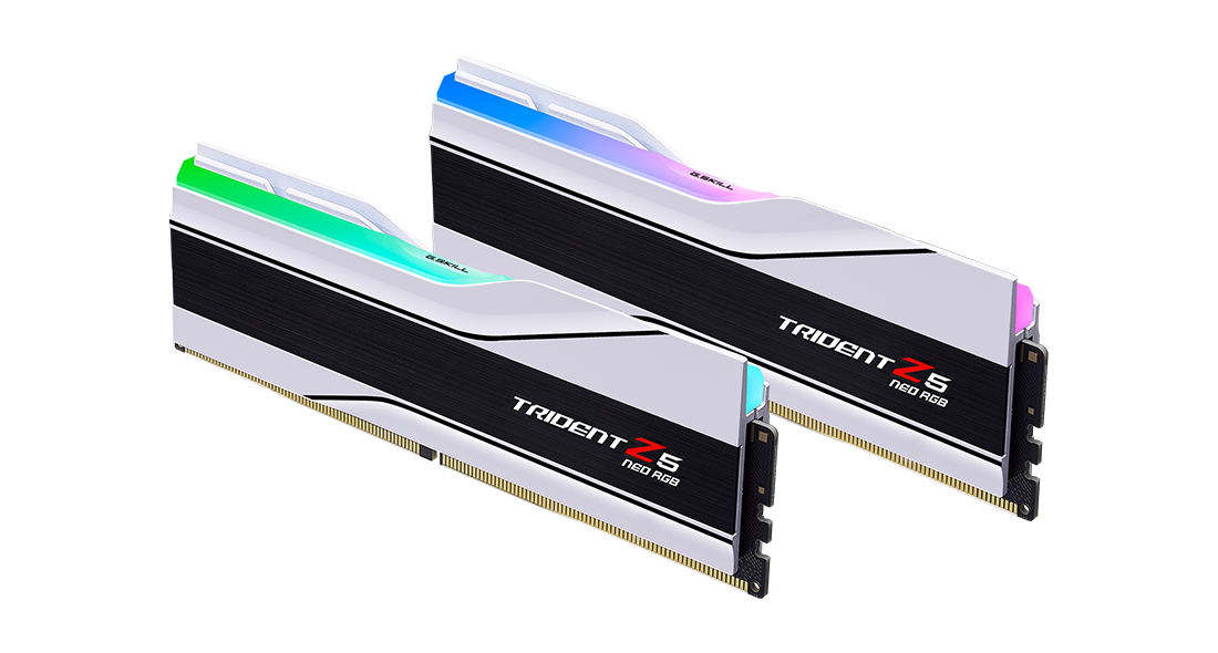 G.Skill - Trident Z5 NEO RGB EXPO 32GB (2x16GB) DDR5 PC5-48000C28 6000MHz Dual Channel Kit - White