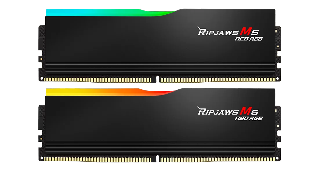 G.Skill Ripjaws M5 NEO RGB EXPO 32GB (2x16GB) DDR5 PC5-48000C28 6000MHz - Black