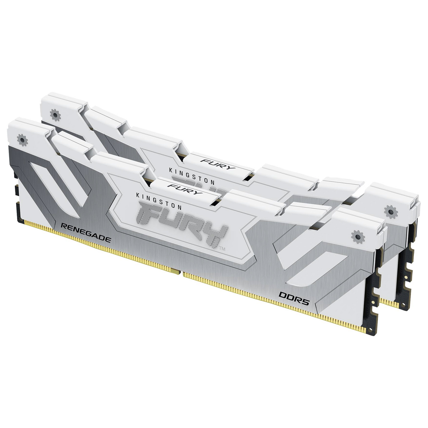 Kingston FURY Renegade 48GB (2x24GB) DDR5 C40 8400MHz CUDIMM Dual Channel Kit - White