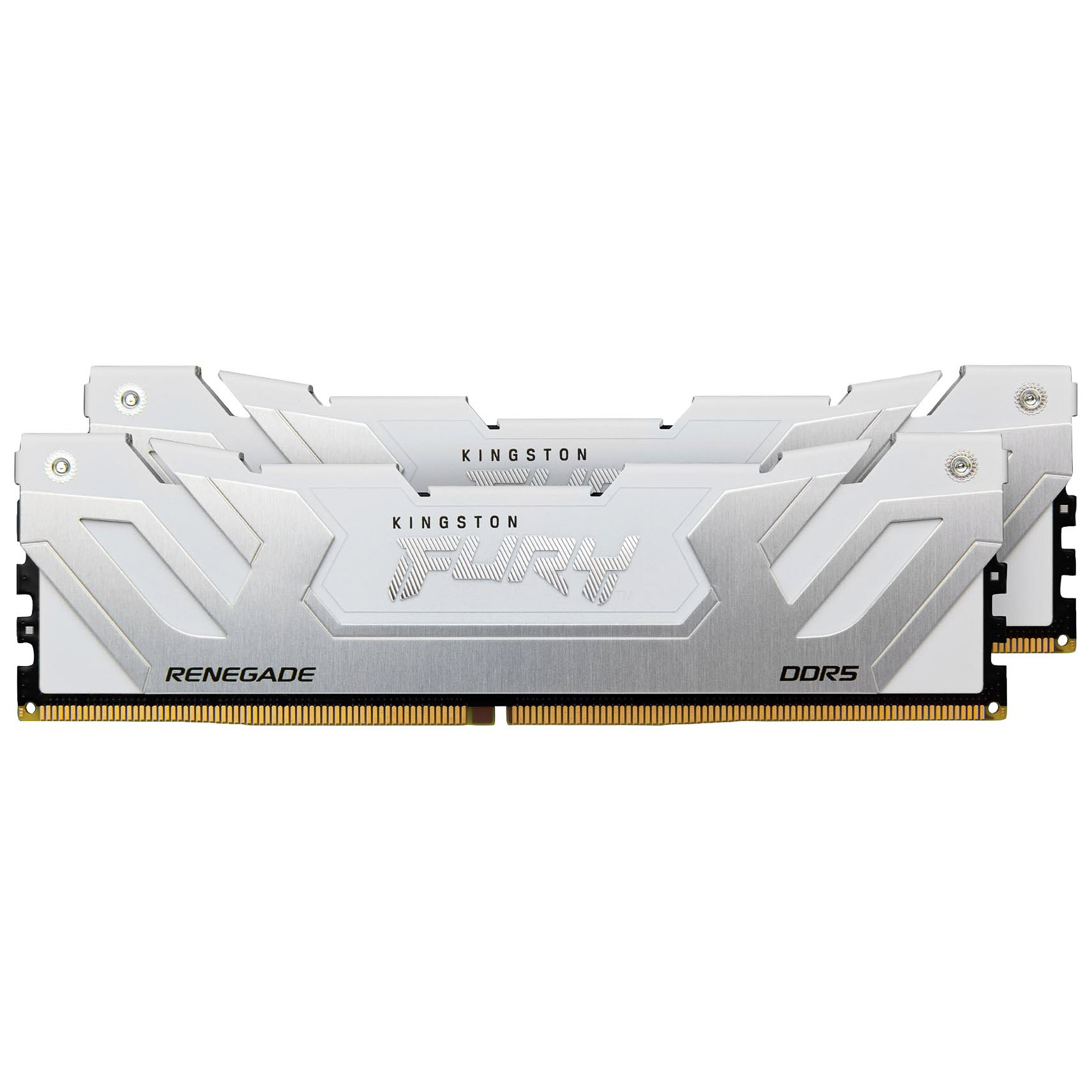 Kingston - Kingston FURY Renegade 48GB (2x24GB) DDR5 C40 8400MHz CUDIMM Dual Channel Kit - White