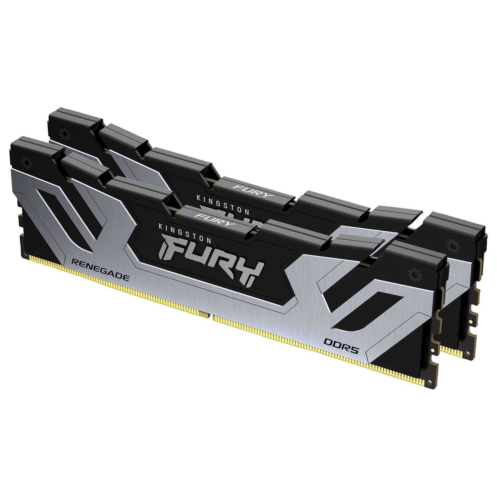 Kingston FURY Renegade 48GB (2x24GB) DDR5 C40 8400MHz CUDIMM Dual Channel Kit - Black/Silver