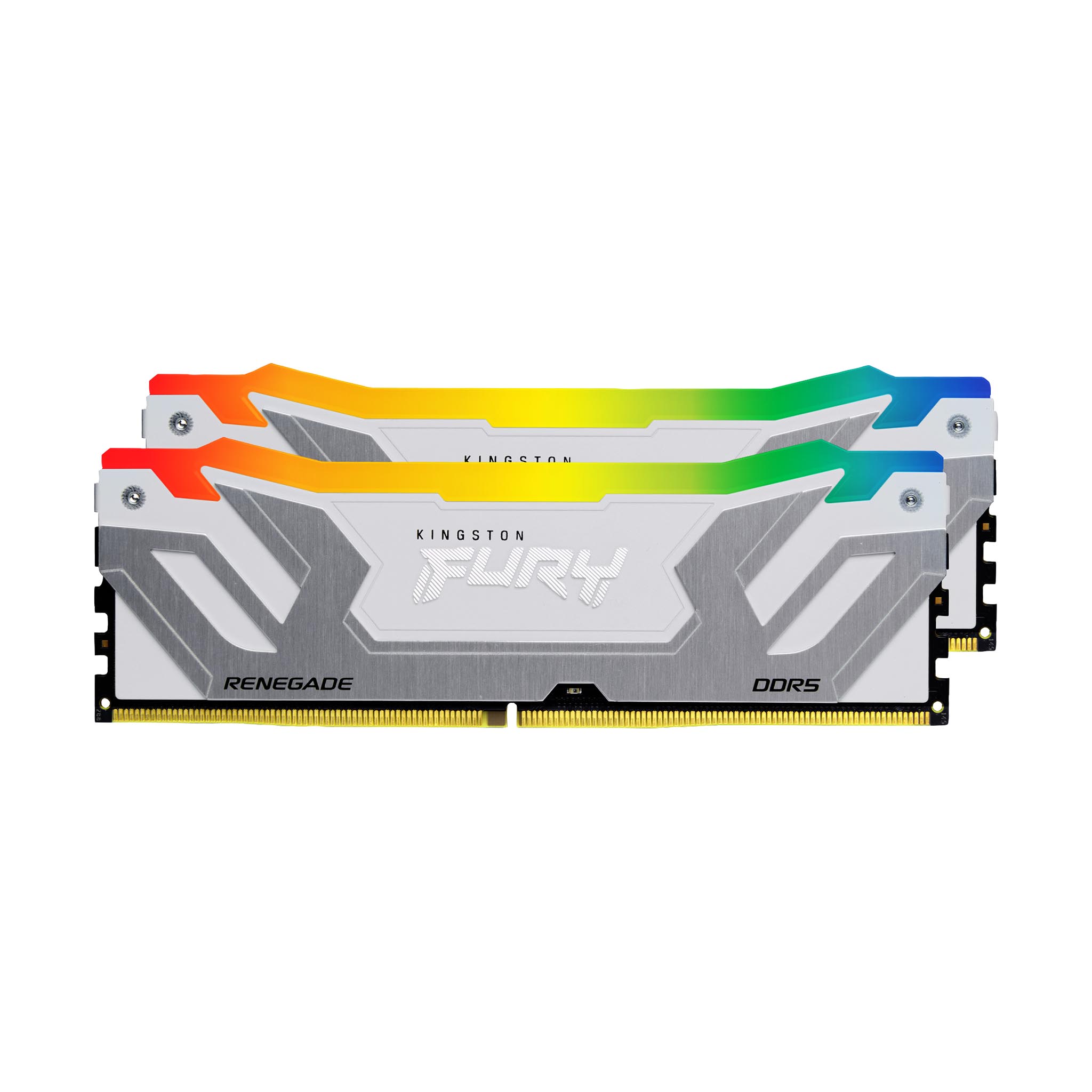 Kingston FURY Renegade RGB 48GB (2x24GB) DDR5 C40 8400MHz CUDIMM Dual Channel Kit - White