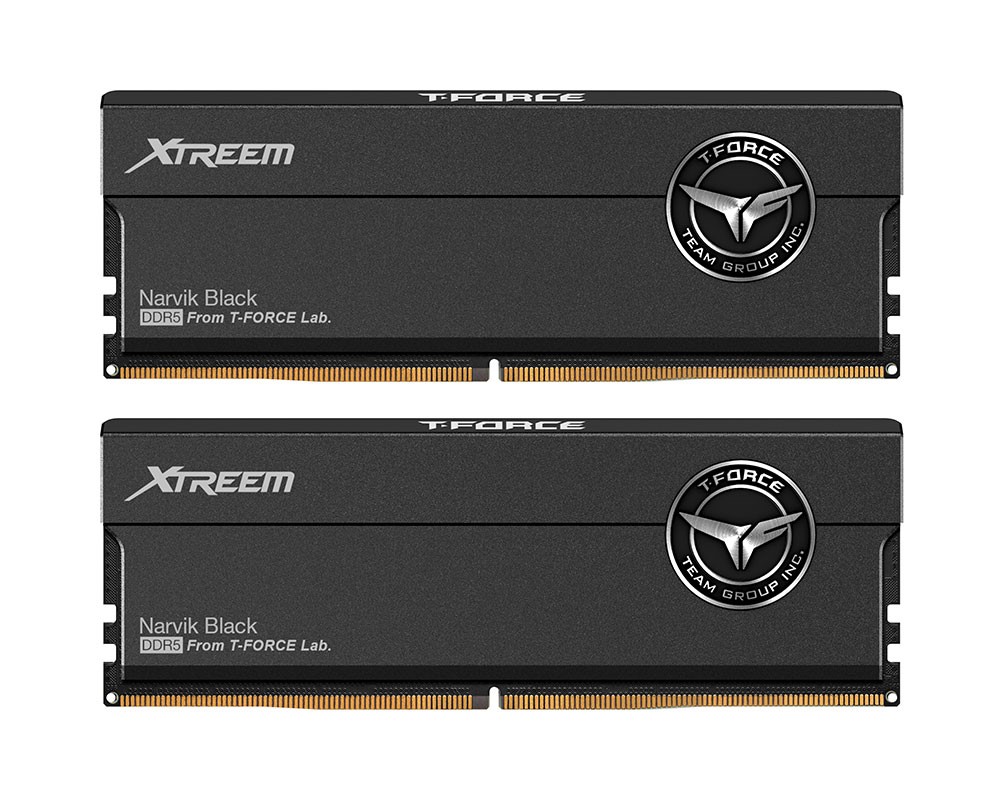 Team Group - TeamGroup Xtreem 32GB (2X16GB) DDR5 PC5-57600C34 7200MHz Dual Channel Kit - Black