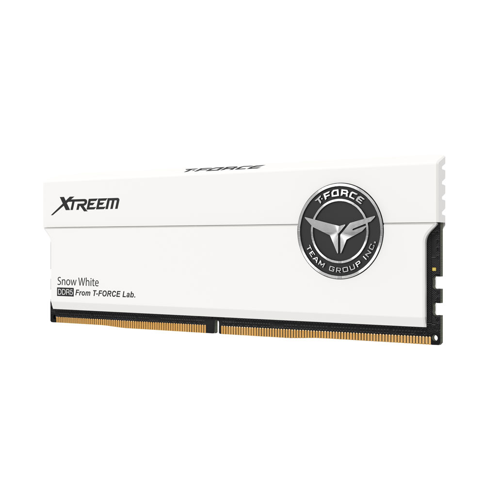 Team Group - TeamGroup Xtreem 48GB (2X24GB) DDR5 PC5-60800C36 7600MHz Dual Channel Kit - White