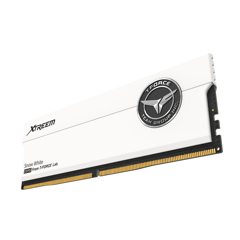 Team Group - TeamGroup Xtreem 48GB (2X24GB) DDR5 PC5-60800C36 7600MHz Dual Channel Kit - White