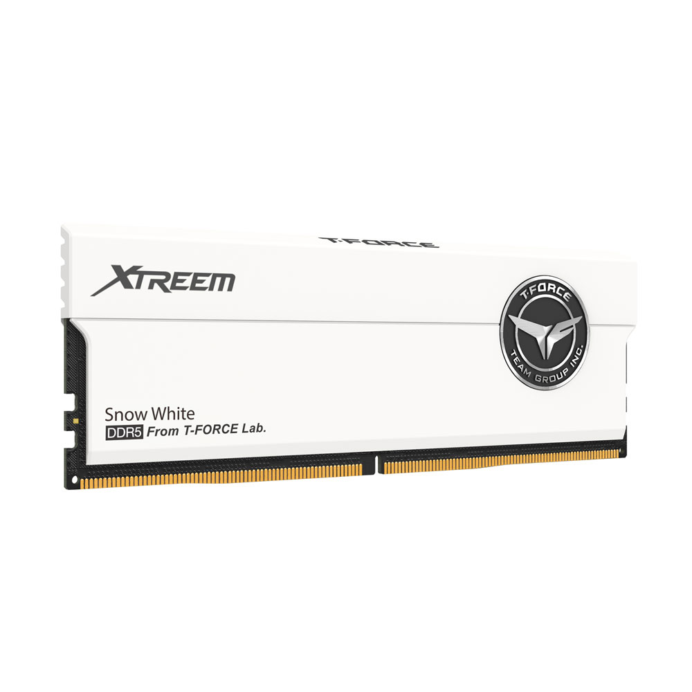 Team Group - TeamGroup Xtreem 48GB (2X24GB) DDR5 PC5-60800C36 7600MHz Dual Channel Kit - White