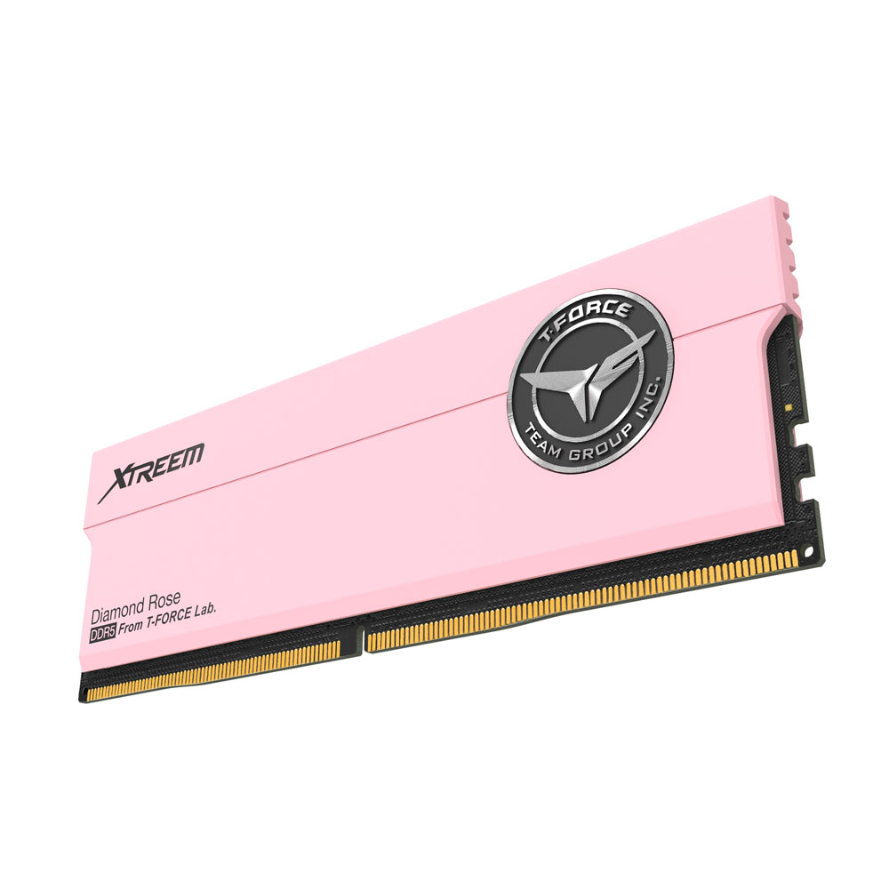 Team Group - TeamGroup Xtreem 48GB (2X24GB) DDR5 PC5-60800C36 7600MHz Dual Channel Kit - Pink