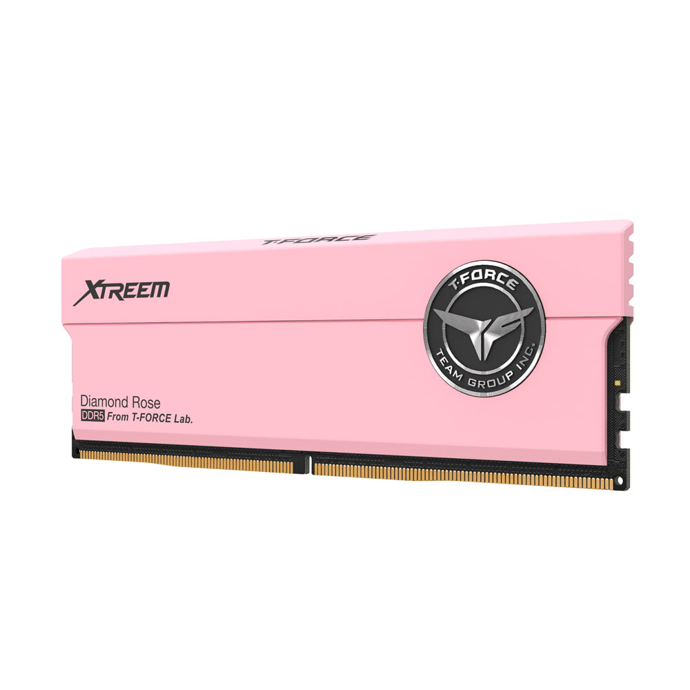 Team Group - TeamGroup Xtreem 48GB (2X24GB) DDR5 PC5-60800C36 7600MHz Dual Channel Kit - Pink