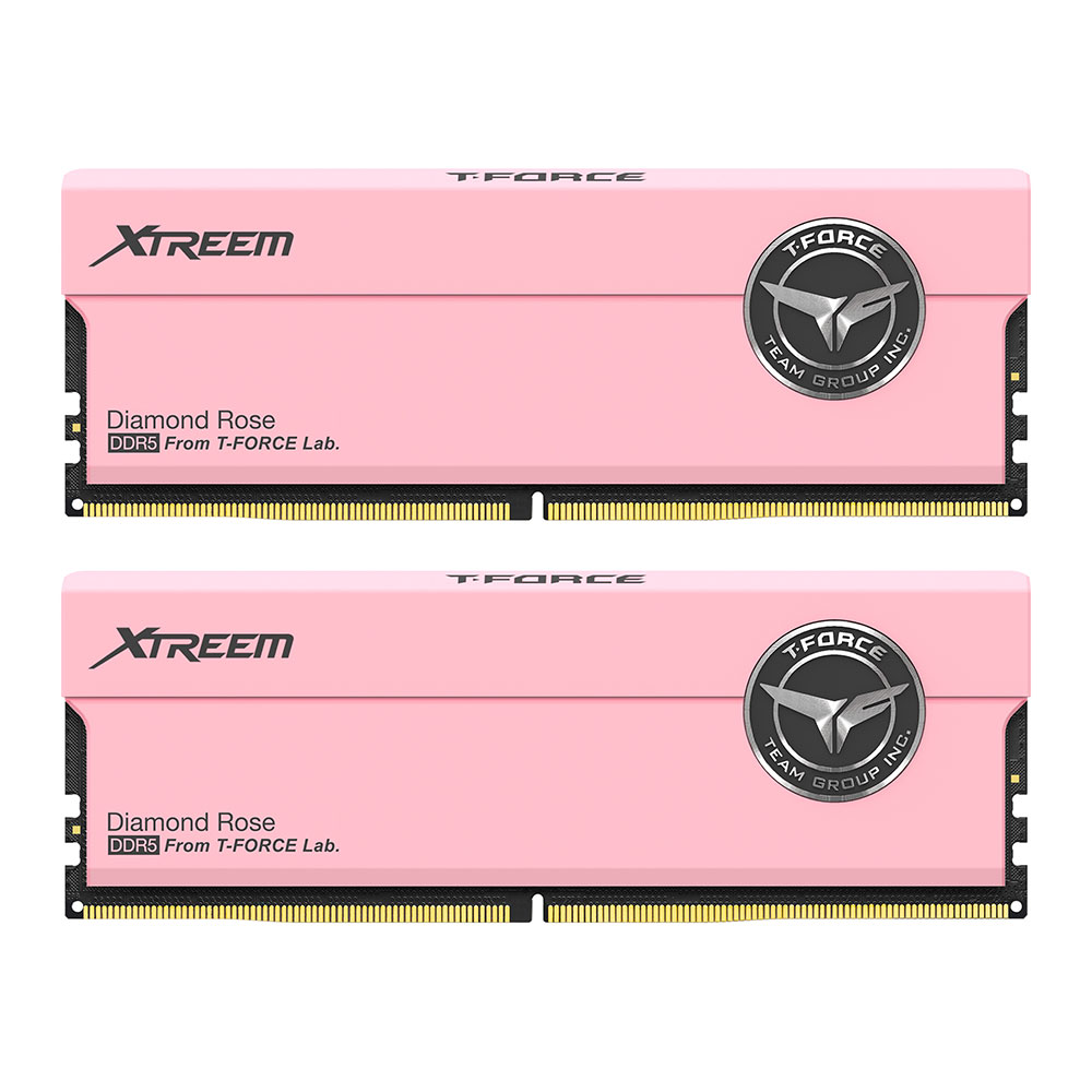 TeamGroup Xtreem 48GB (2X24GB) DDR5 PC5-60800C36 7600MHz Dual Channel Kit - Pink