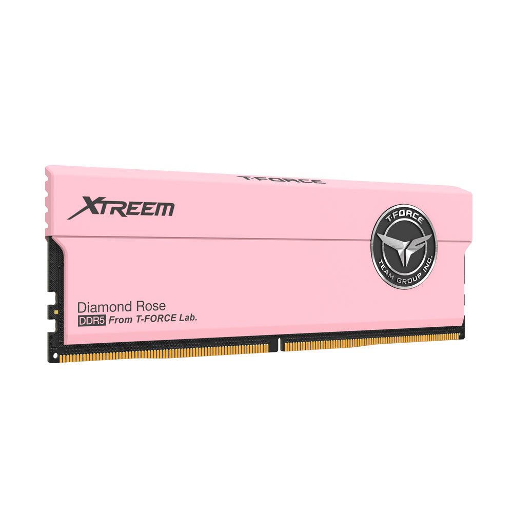 Team Group - TeamGroup Xtreem 48GB (2X24GB) DDR5 PC5-60800C36 7600MHz Dual Channel Kit - Pink