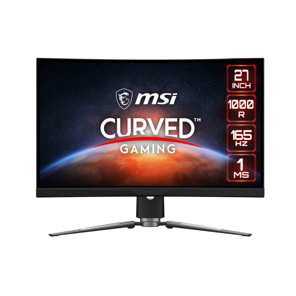MSI - MSI 27" MPG ARTYMIS 273CQR 2560x1440 VA 165Hz 1ms FreeSync Curved Widescreen Gaming Monitor