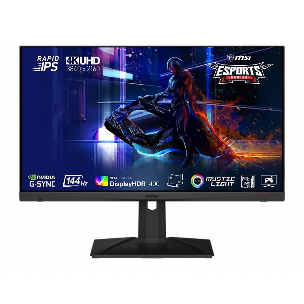 B Grade MSI 28" OPTIX MAG281URF 3840x2160 4K IPS 144Hz 1ms FreeSync/G-Sync Widescreen Gaming Monitor