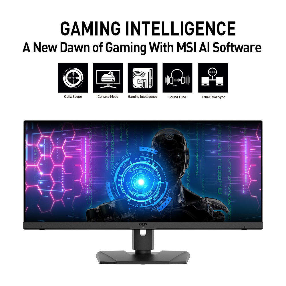 MSI - MSI 34" OPTIX MPG341QR 3440x1440 IPS 144Hz 1ms FreeSync/G-Sync Widescreen Gaming Monitor