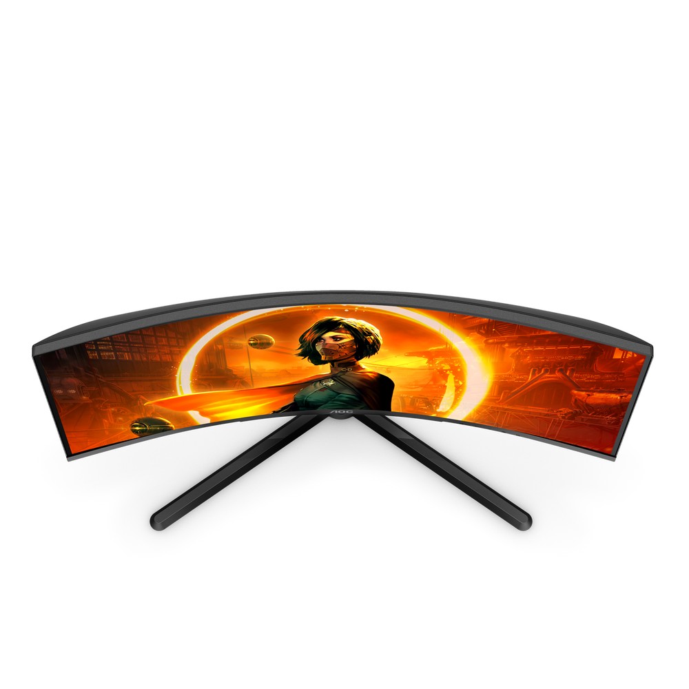 AOC - AOC 32" C32G3AE/BK 1920x1080 VA 165Hz 1ms FreeSync Curved LED Backlit Widescreen Gaming Monitor