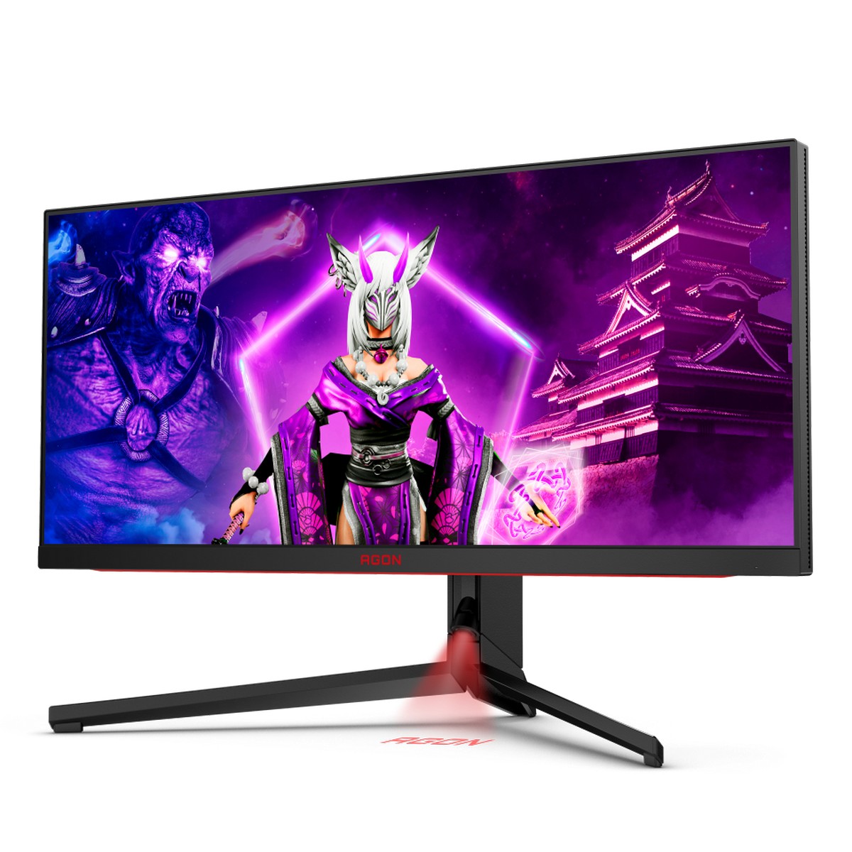 AOC - AOC 34" AG344UXM 3440x1440 IPS Mini-LED 170Hz 1ms FreeeSync HDR 1000 HDMI 2.1 Ultrawide Gaming Monitor