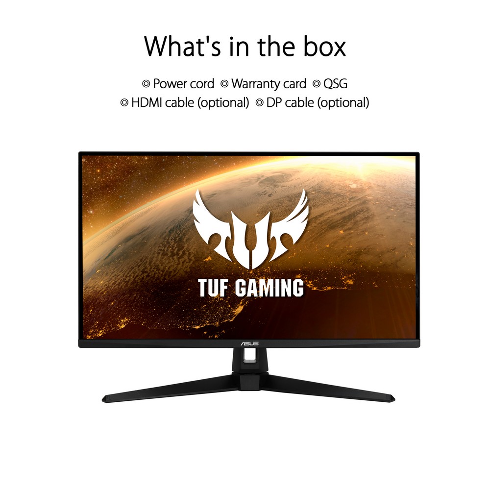 Asus - ASUS 28" TUF Gaming VG289Q1A 3840x2160 4K IPS 60Hz FreeSync/A-Sync Widescreen Gaming Monitor