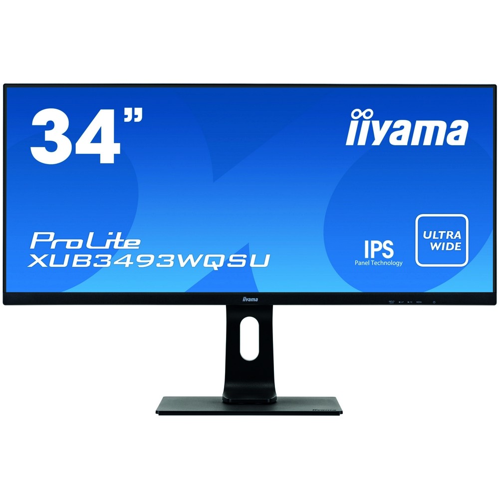 Iiyama - Iiyama 34" PROLITE XUB3493WQSU 3440x1440 IPS 75Hz 4ms FreeSync LED Backlit Widescreen Gaming Monitor