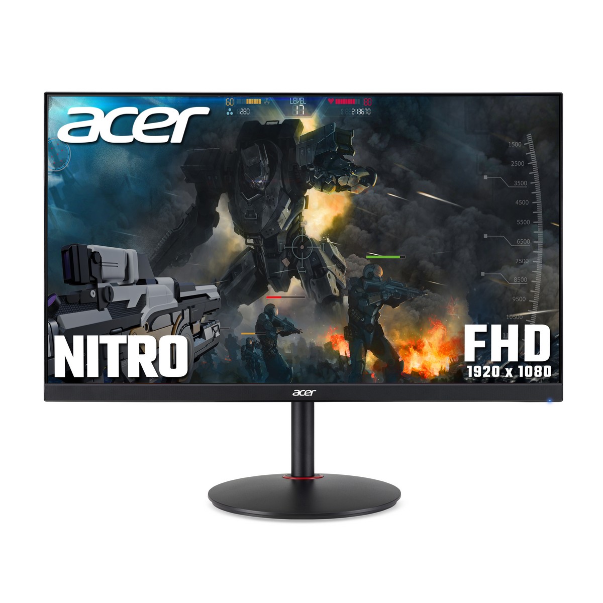 Acer - Acer Nitro 25" XV252QZ 1920x1080 IPS 280Hz 1ms FreeSync HDR400 Widescreen Gaming Monitor