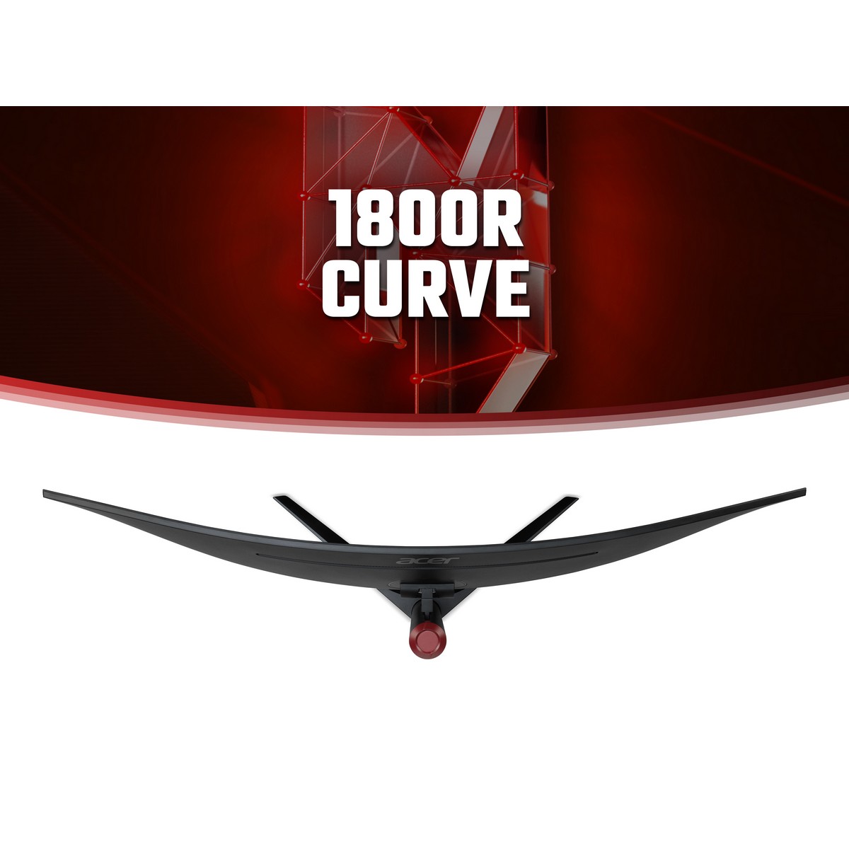 Acer - Acer Nitro 49" EI491CUR Sbmiipphx 5120x1440 VA 120Hz FreeSync HDR 400 Curved Ultrawide Gaming Monitor