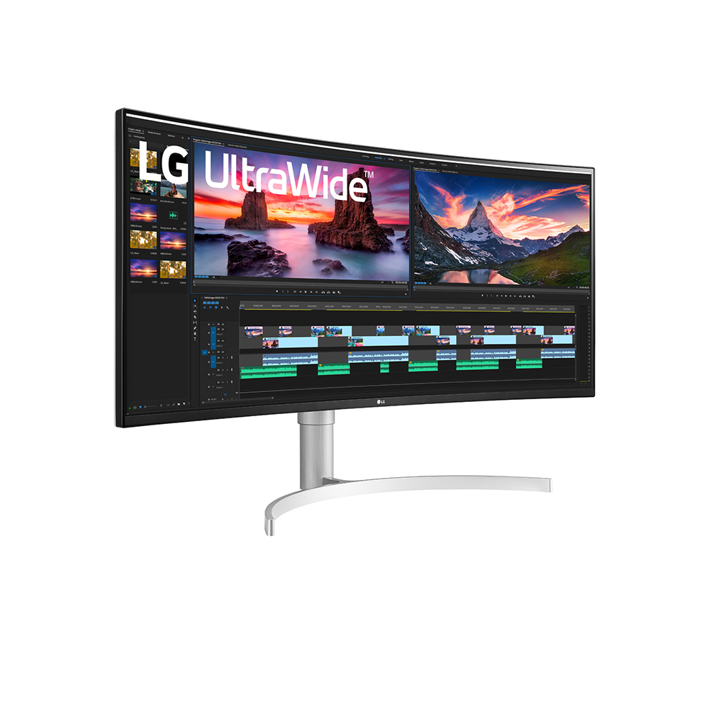 LG - LG 38" 38WN95CP-W 3840x1600 IPS NANO 144Hz 1ms FreeSync/G-Sync HDR10 Curved Widescreen LED Backlit Ga